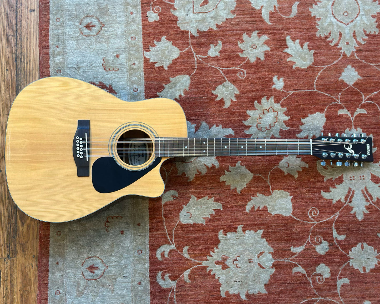 YAMAHA FGX-413SC-12 12-String Acoustic w/ Pickup & HSC