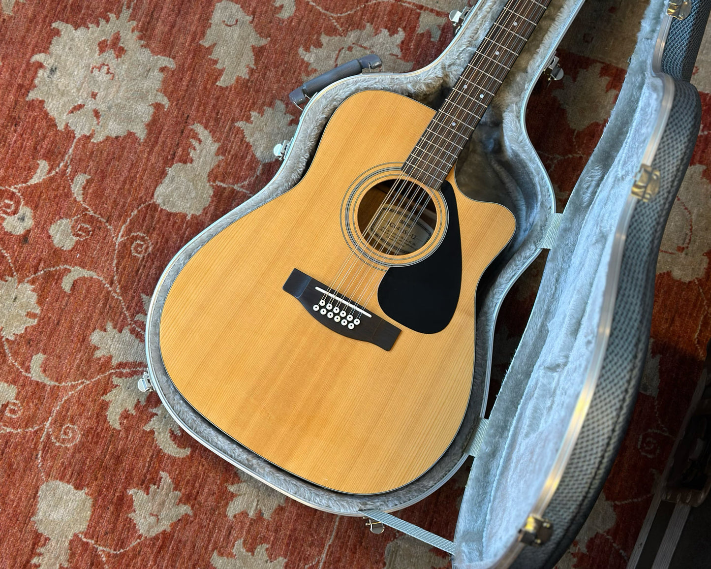 YAMAHA FGX-413SC-12 12-String Acoustic w/ Pickup & HSC