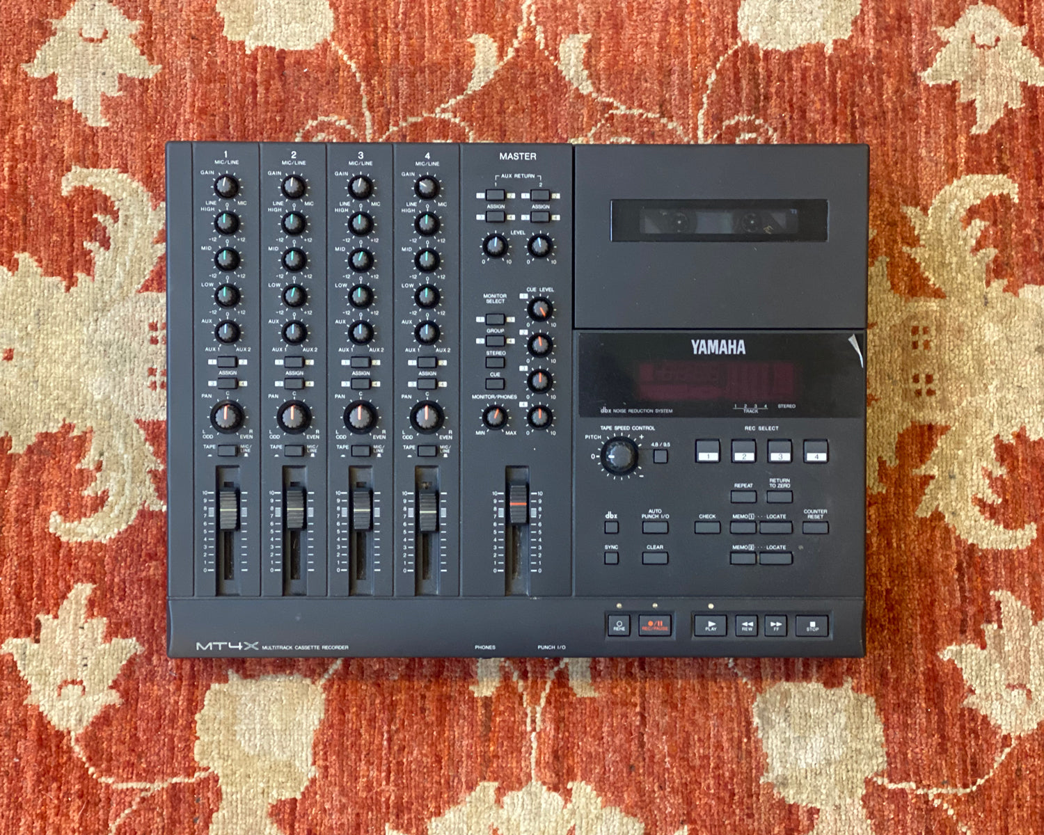 YAMAHA MTX4 Four-Track Cassette Tape Recorder – Found Sound YAMAHA MTX4 Four-Track Cassette Tape Recorder – Found Sound