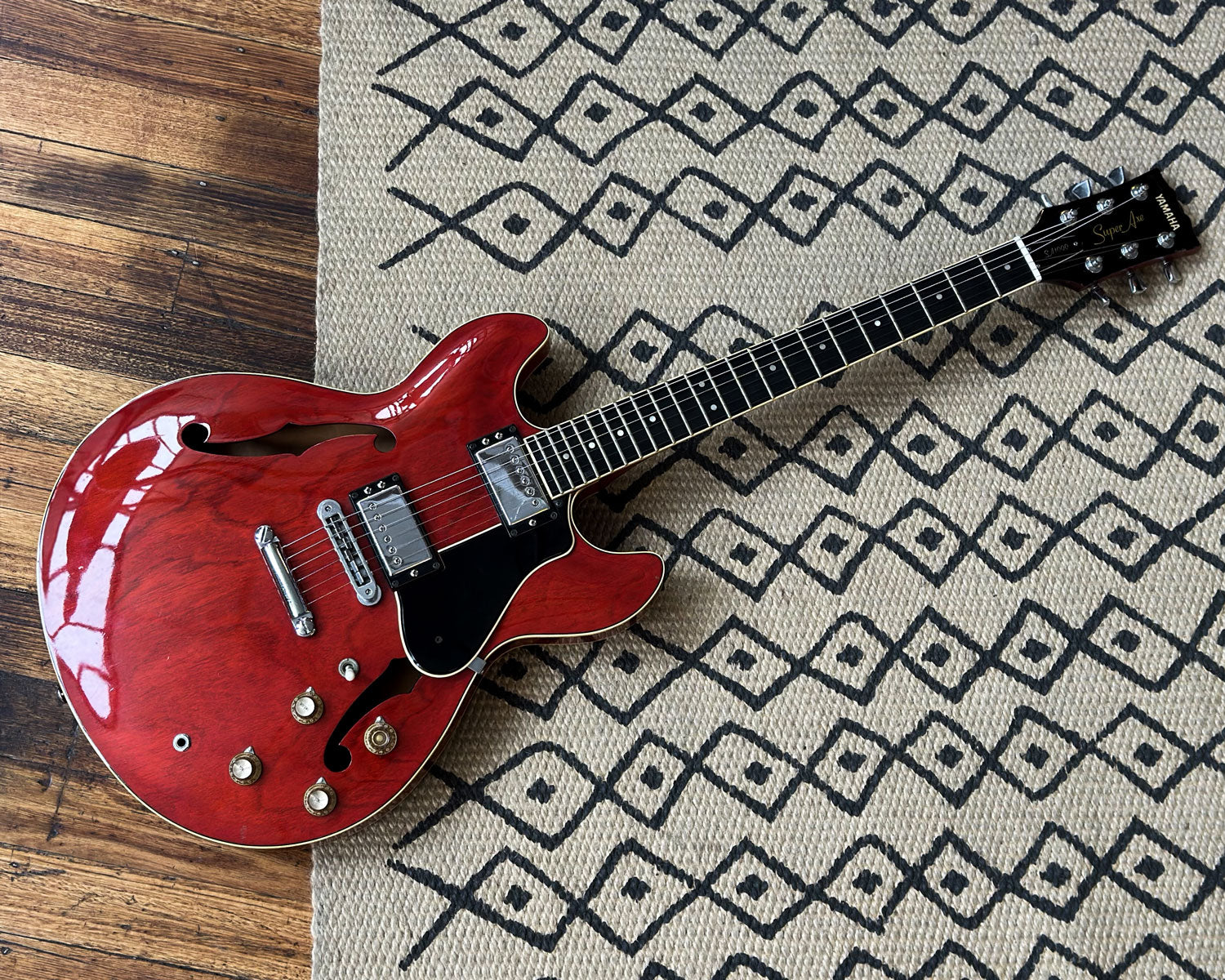 1978 Yamaha SA1000 Super Axe Semi-Hollow Vintage Electric Guitar