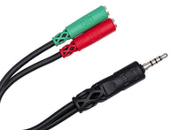 Load image into Gallery viewer, Hosa Technology YMM-108 Headset/Mic Breakout Cable
