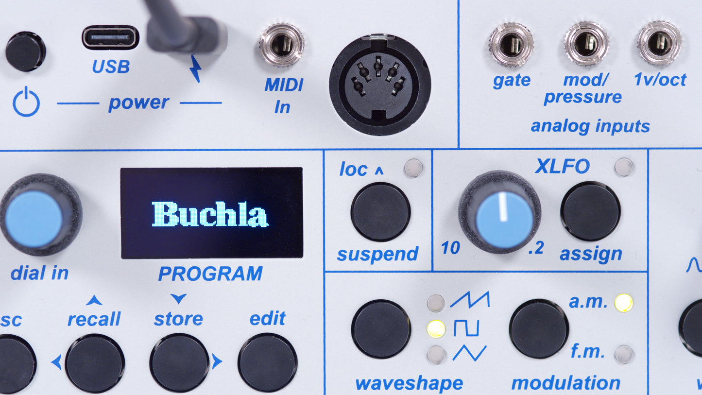 Buchla Ziggy Analog Desktop Synthesiser