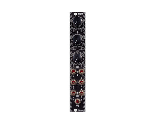 Żłob Modular Attenumixer Eurorack Triple Summed Attenuator Module
