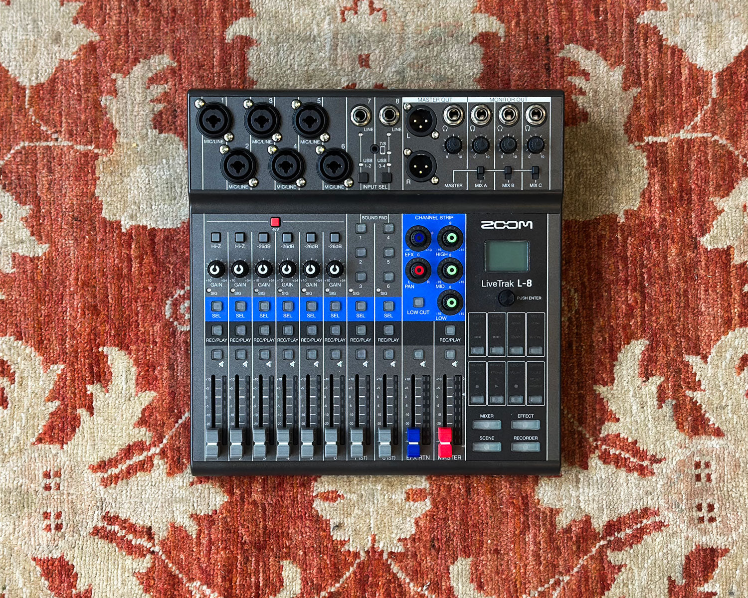 ケース付ZOOM PodTraksP8 ポッドキャストミキサー