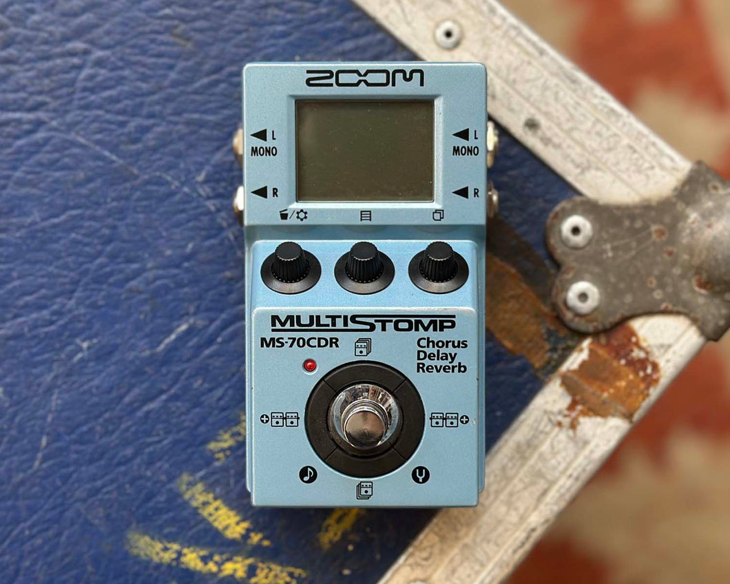 Zoom MultiStomp MS-70CDR Chorus Delay Reverb Pedal