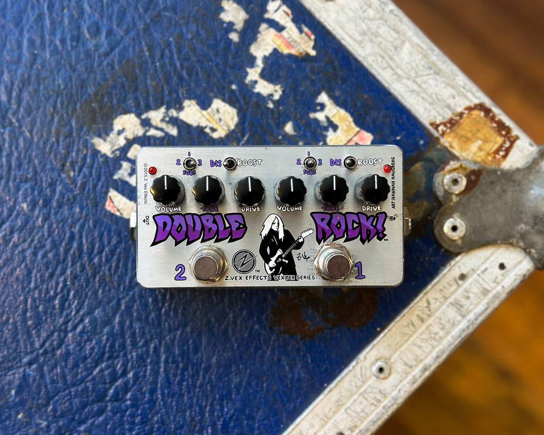 Zvex Vexter Double Rock Dual Box of Rock Distortion Pedal - Made in Thailand