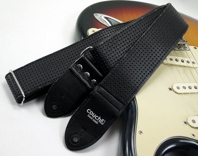Couch Straps Vintage Black VW Guitar Strap