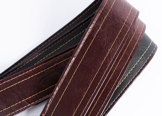 Couch Straps The Dark Walnut Vintage Cadillac Sunburst Deadstock Luggage Guitar Strap