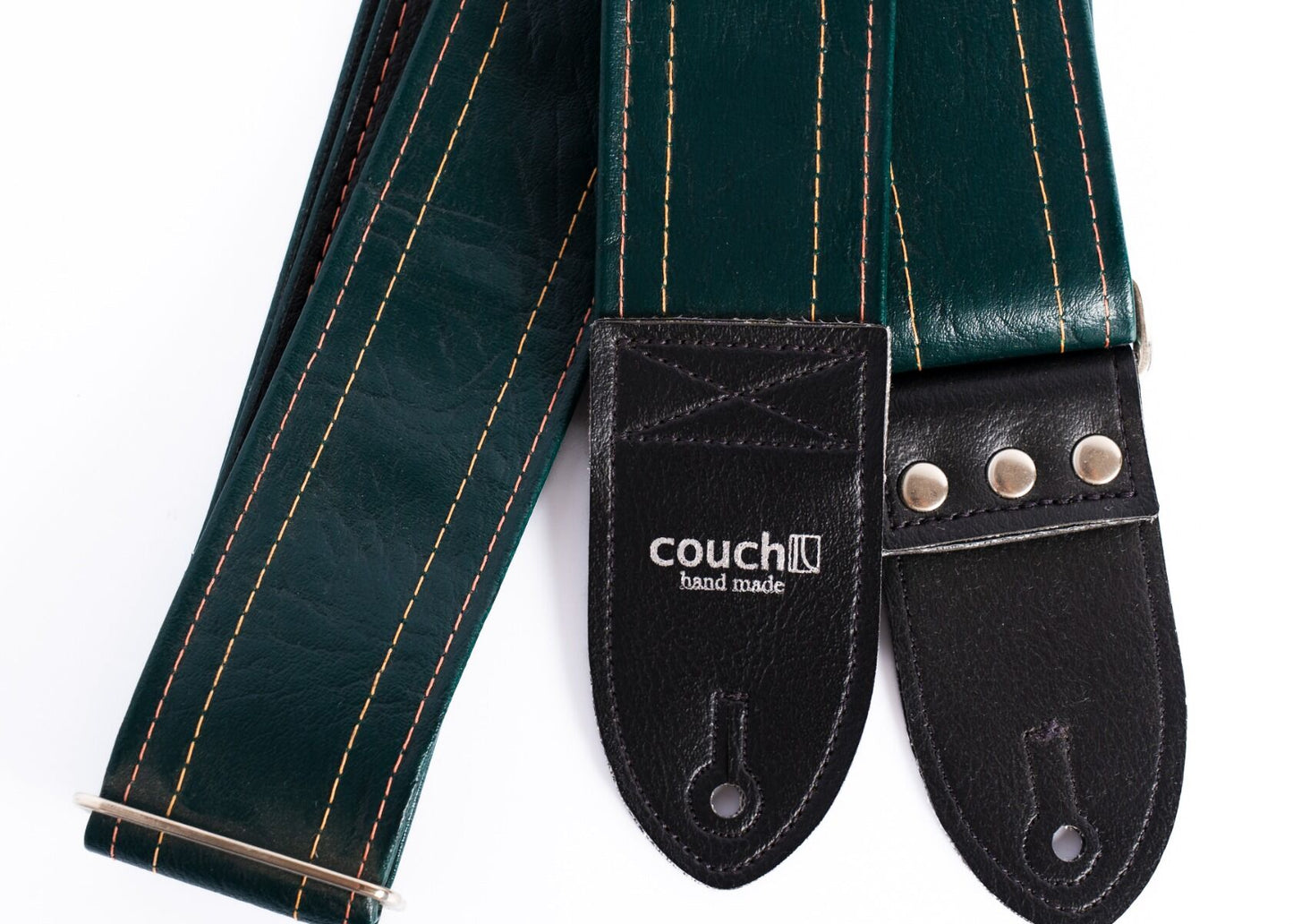 Couch Straps Vintage Sapphire Green Cadillac Sunburst Guitar Strap