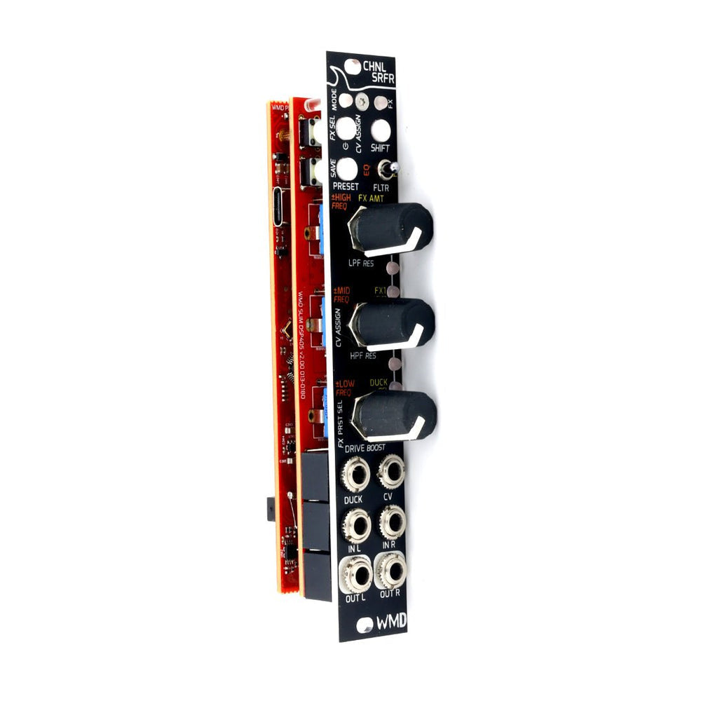 WMD CHNL SRFR (Channel Surfer) Stereo Channel Strip with Parametric EQ, HP/LP Filter, Drive, FX and Ducker