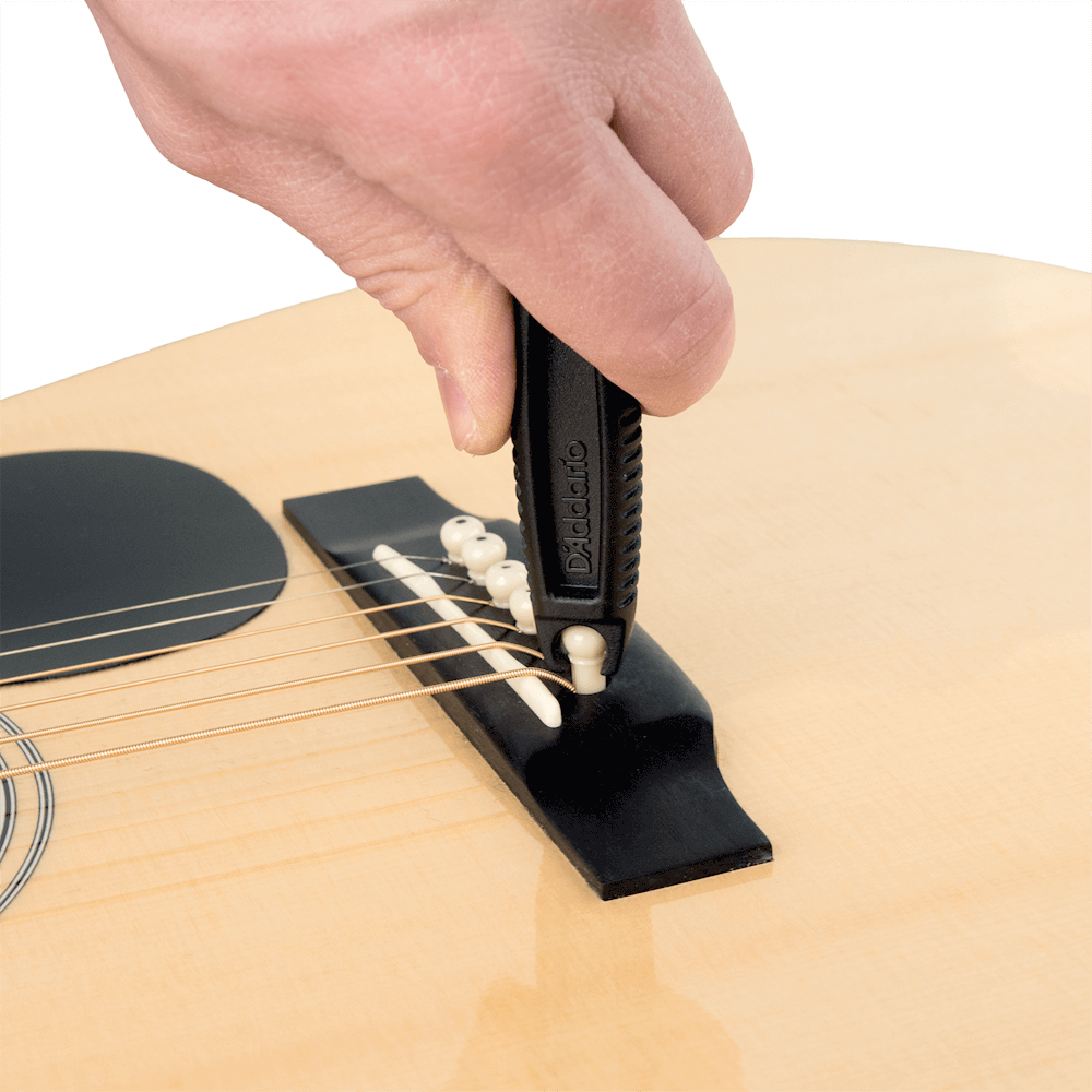 D'Addario Pro-Winder Black String Winder, Cutter, & Bridge Pin Puller