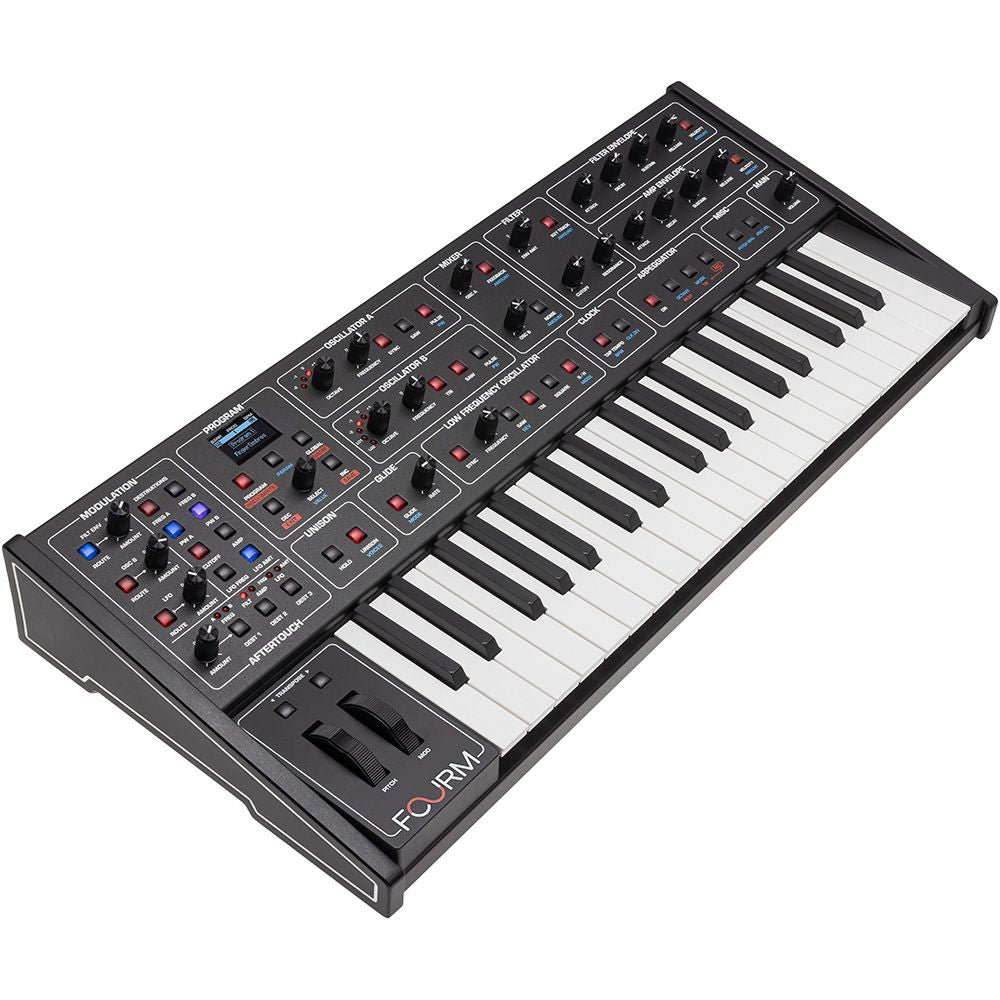 Sequential Fourm 4-Voice Analog Synthesiser With Polyphonic Aftertouch