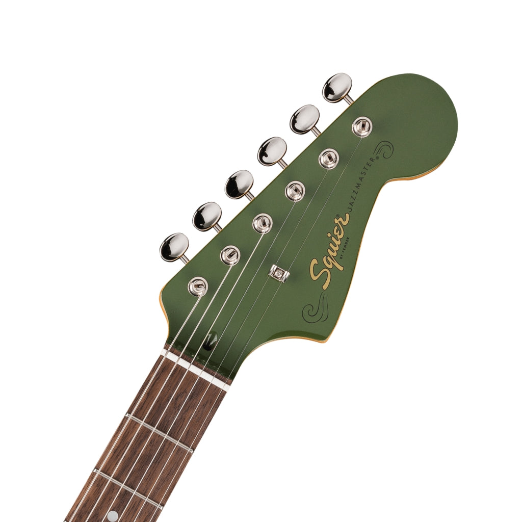 Fender Squier FSR Classic Vibe '60s Jazzmaster - Antique Olive w/Matching Headstock