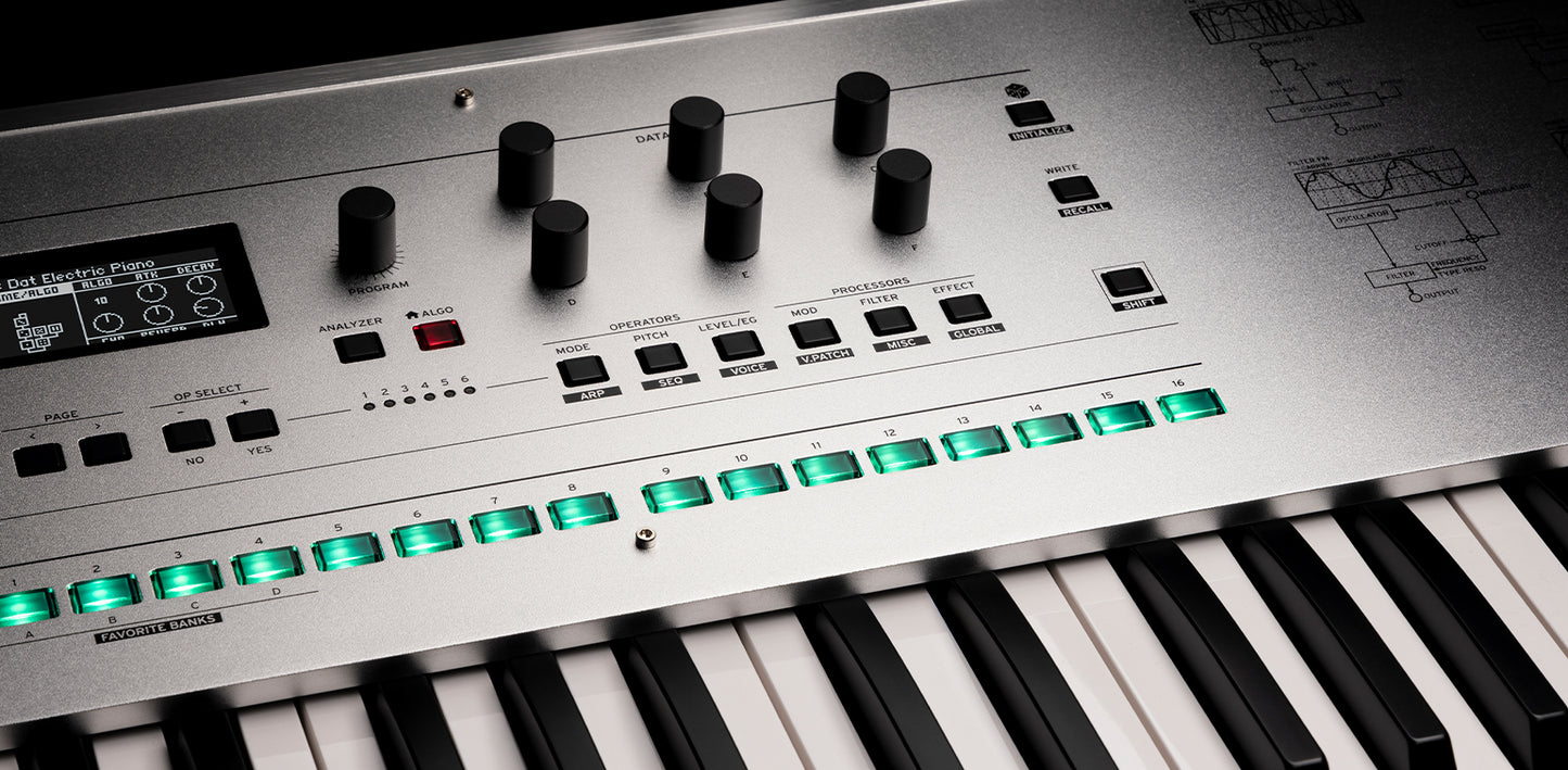 Special Limited Edition Korg Opsix SE Platinum FM Synthesizer With Case