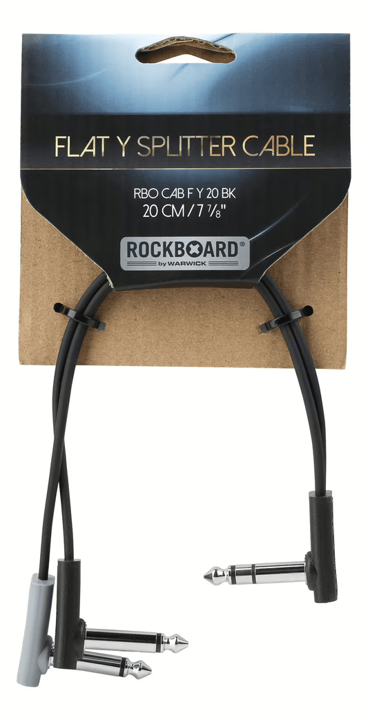 Warwick RockBoard Flat Y-Splitter Cable 20cm
