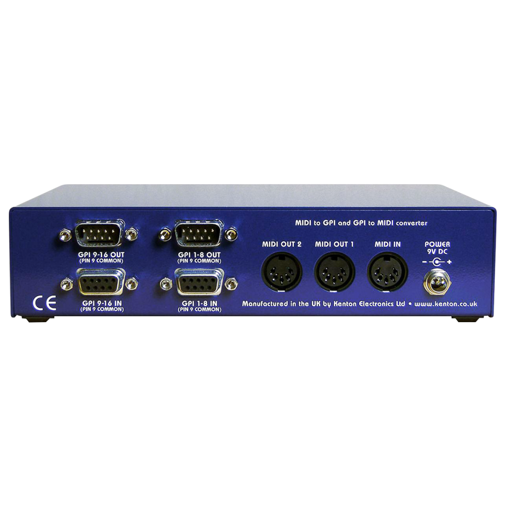 Kenton GPMX-16 bi-directional MIDI to GPI and GPI to MIDI converter