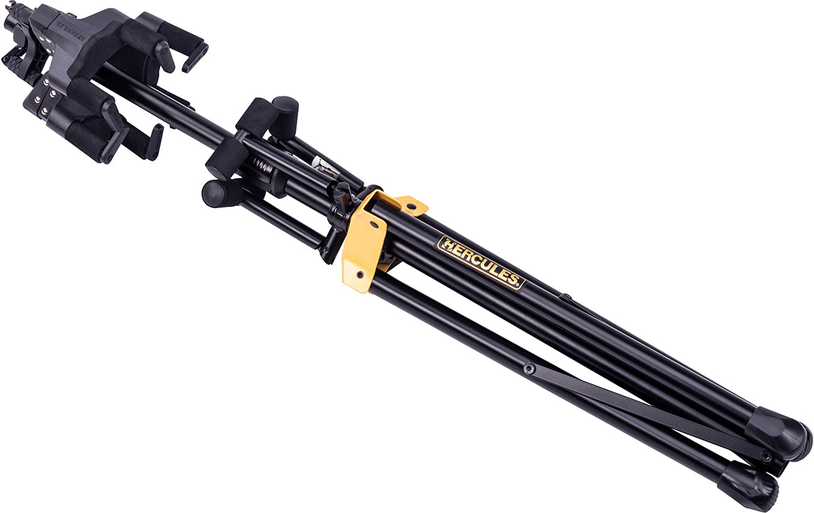 Hercules GS432B Plus Triple Guitar Stand With Backrest & Auto Grip