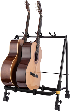 Hercules GS523B Plus Multi-Guitar Rack with Add-on Castors