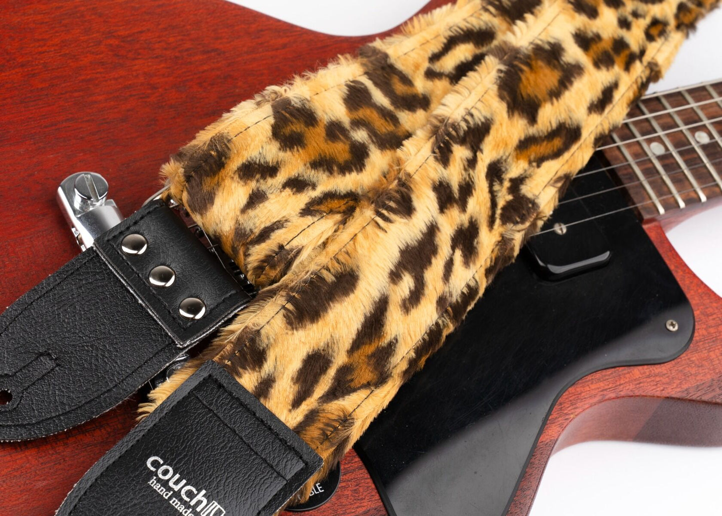 Couch Straps Cheetah Print Guitar Strap