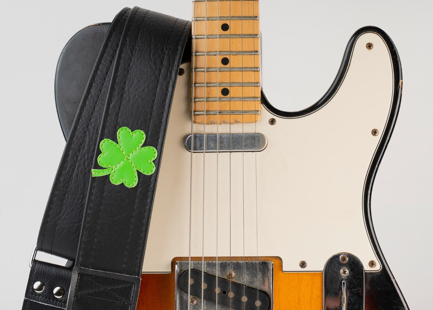 Couch Straps Shamrock 4 Leaf Clover Guitar Strap