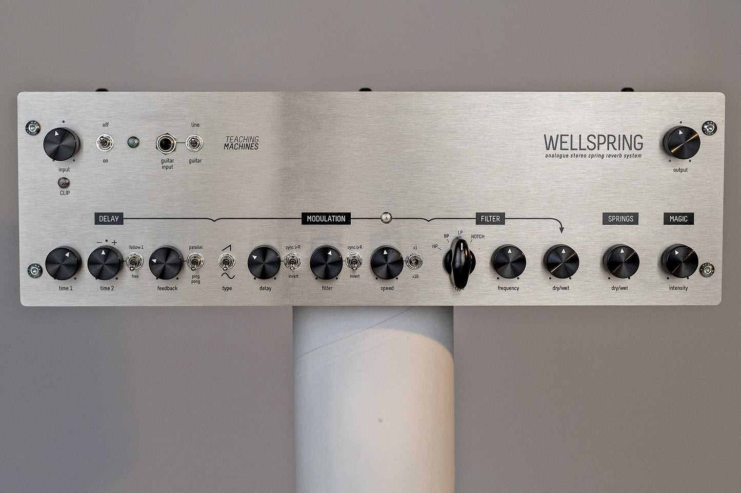 Teaching Machines Wellspring Stereo Spring Reverb Machine
