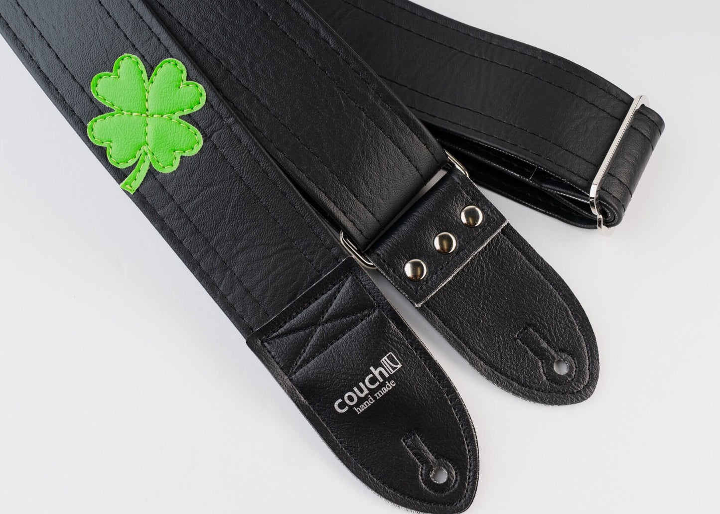 Couch Straps Shamrock 4 Leaf Clover Guitar Strap