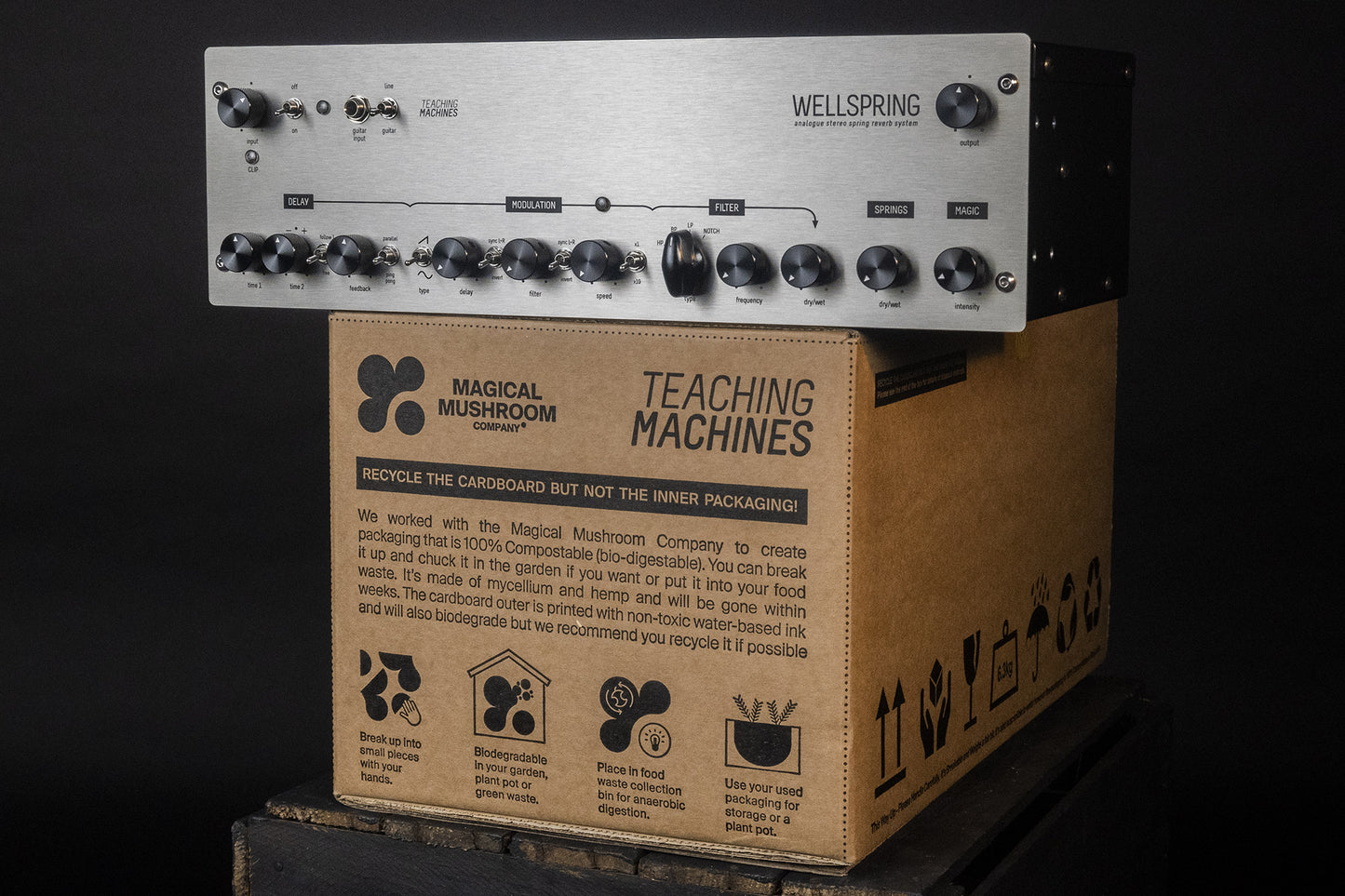 Teaching Machines Wellspring Stereo Spring Reverb Machine