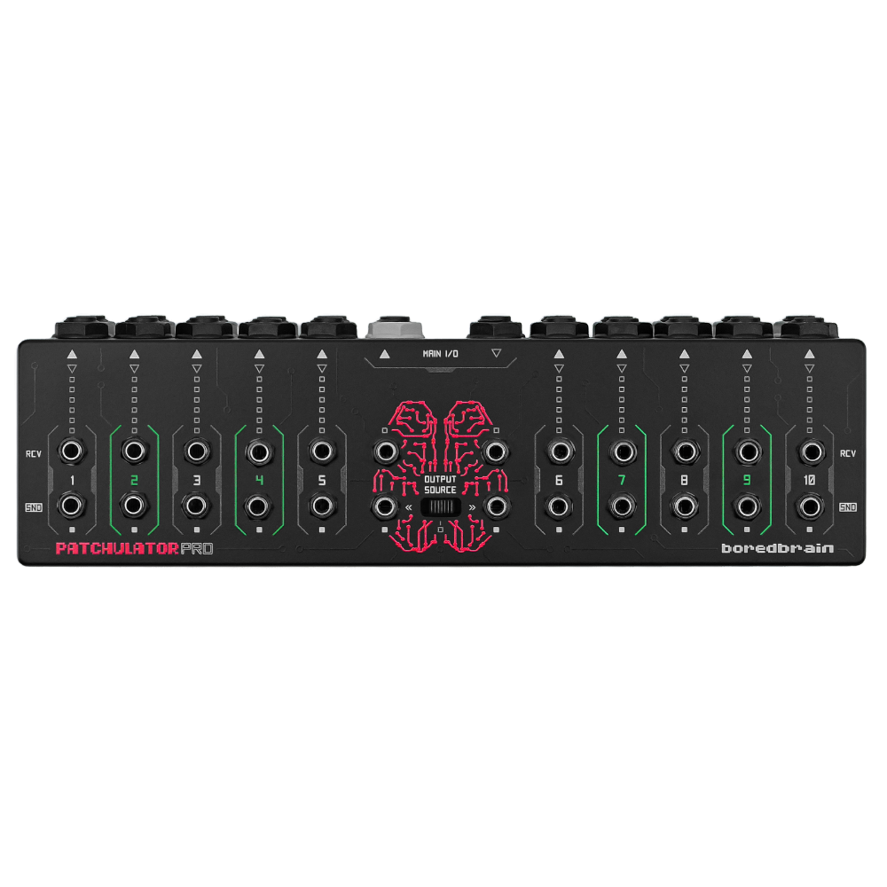 BoredBrain Patchulator Pro 10-Channel Pro Mini FX Patchbay