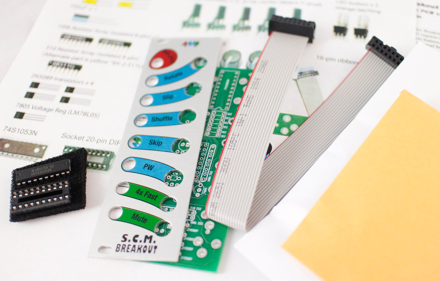 4ms DiY Kit Shuffling Clock Multiplier Breakout