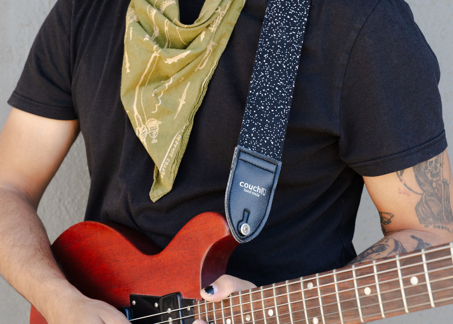 Couch Straps Minimalist Cosmos Galaxy Stars Guitar Strap