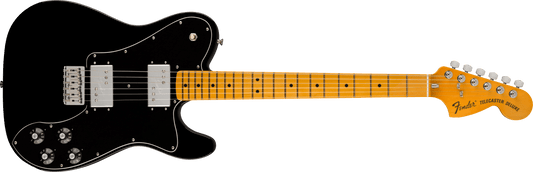 Fender American Vintage II 1975 Telecaster Deluxe - Maple Fingerboard - Black
