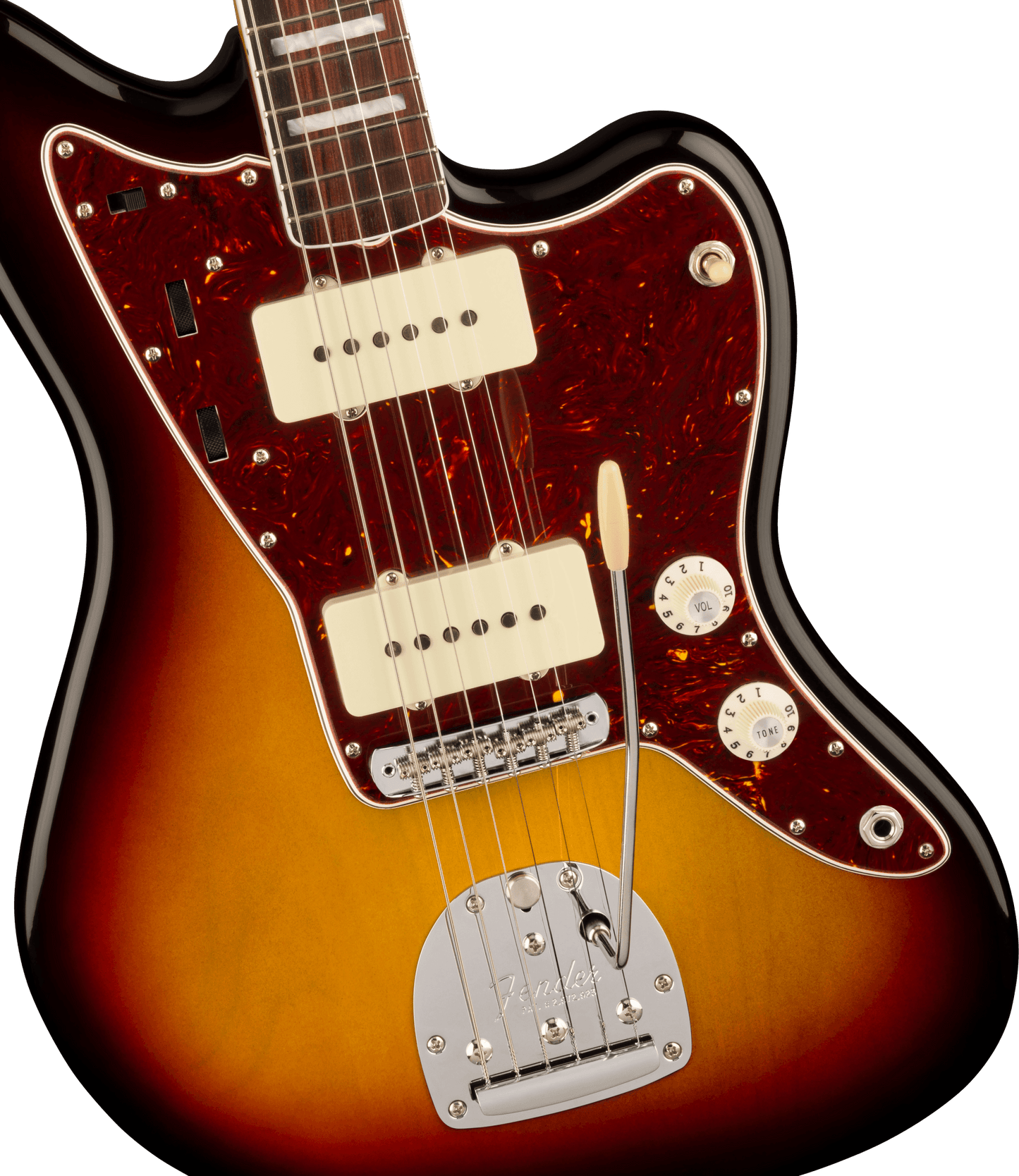 B Stock American Vintage II 1966 Jazzmaster - 3-Colour Sunburst
