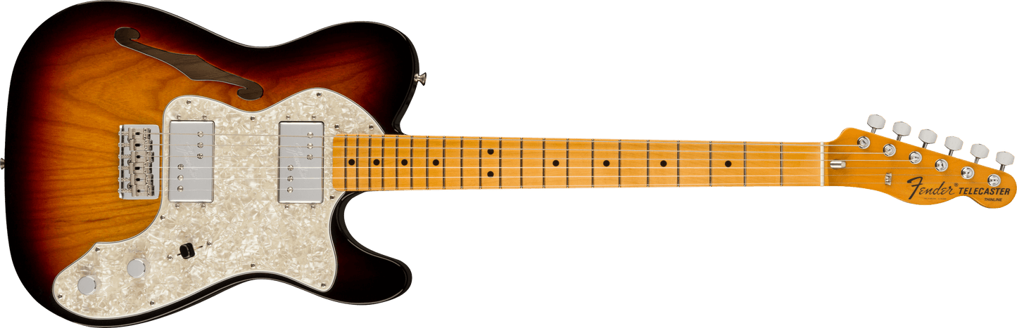 Fender American Vintage II 1972 Telecaster Thinline - 3-Colour Sunburst