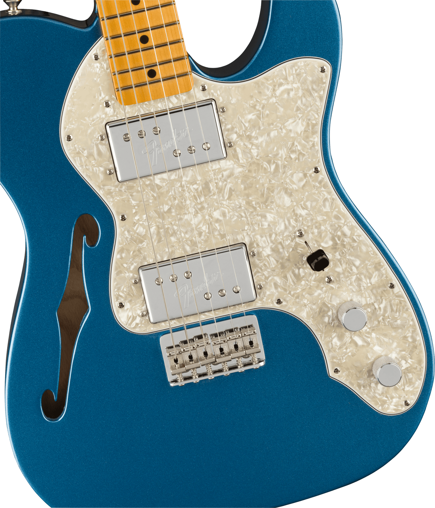 Fender American Vintage II 1972 Telecaster Thinline - Maple Fingerboard, Lake Placid Blue