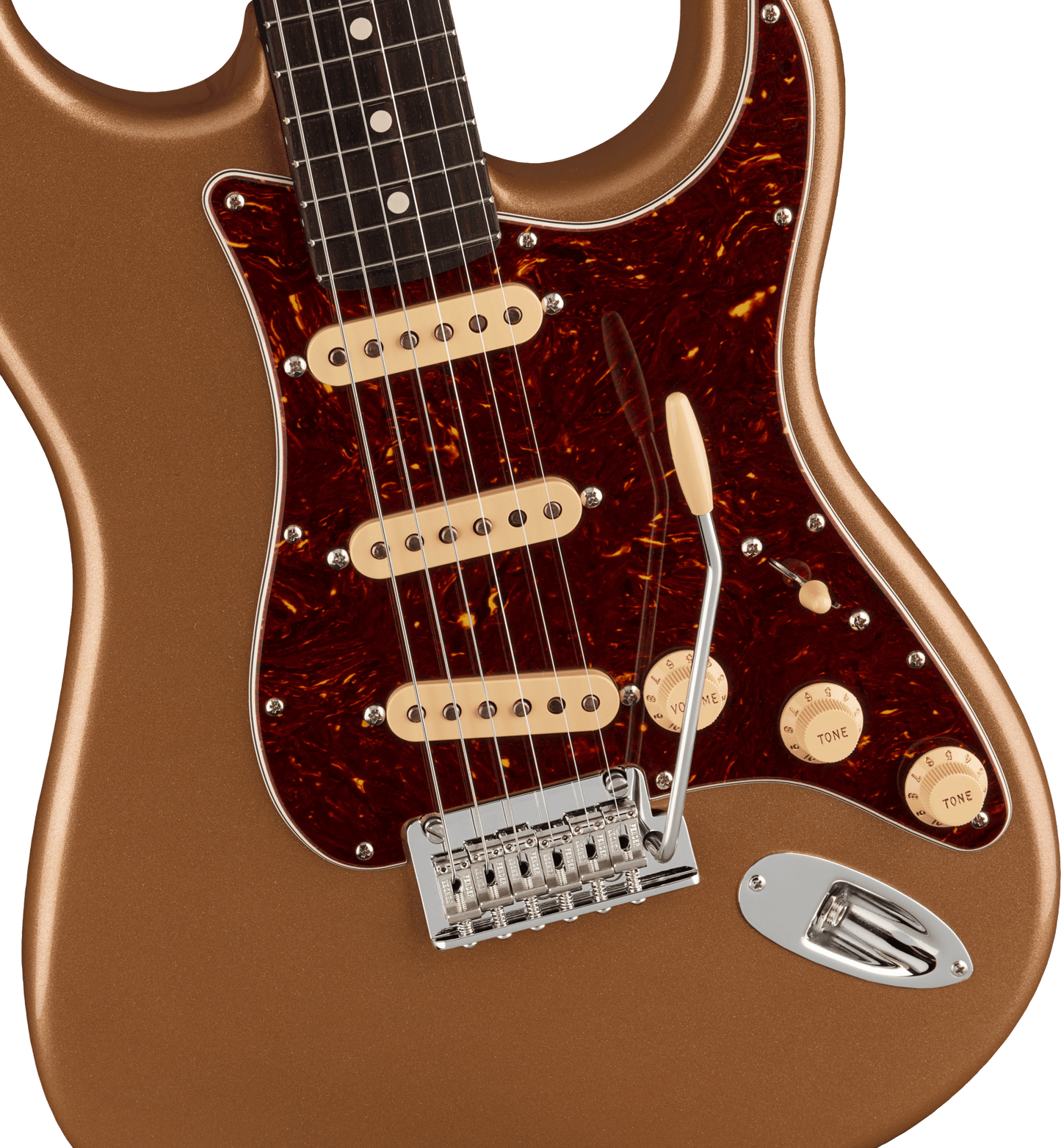 Limited Edition Fender DE American Professional II Stratocaster - Firemist Gold USA