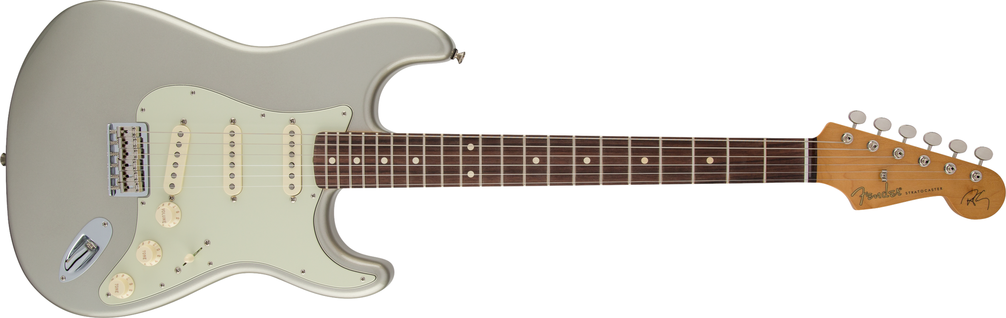 Inca shop silver stratocaster