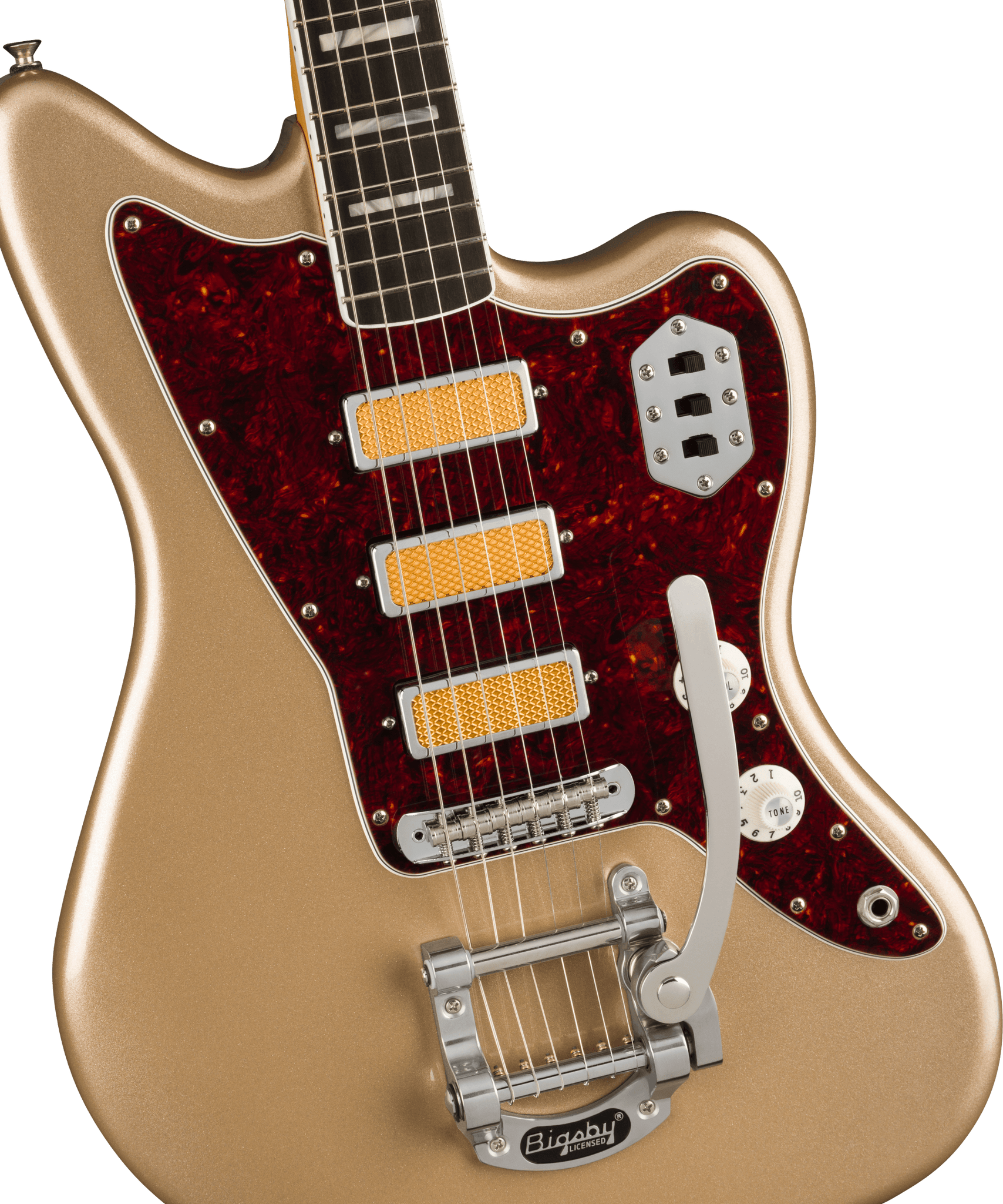 Fender Gold Foil Jazzmaster - Shoreline Gold with Ebony