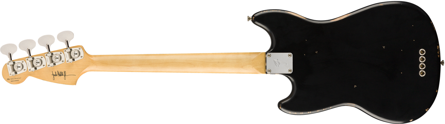 Fender JMJ Road Worn Mustang Bass - Black