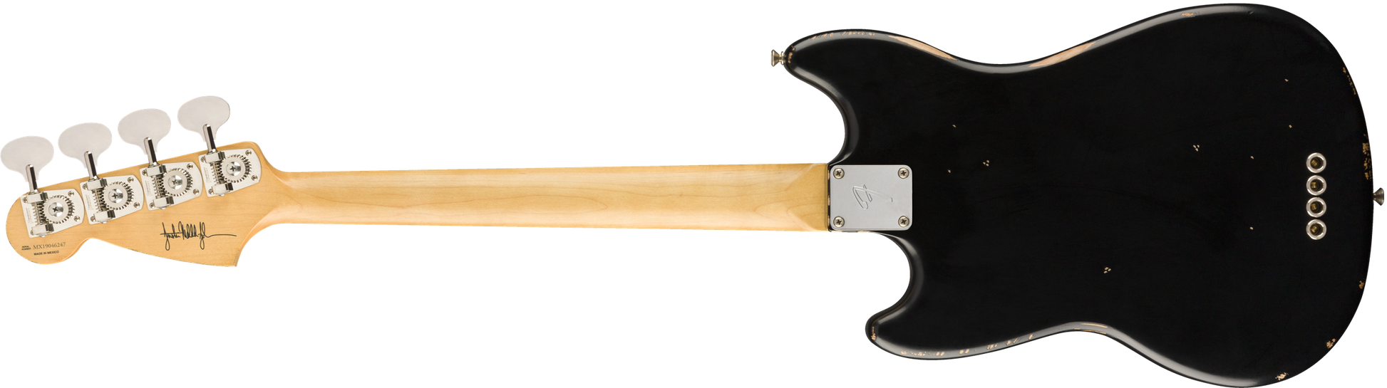Fender JMJ Road Worn Mustang Bass - Black – Found Sound