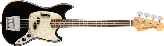 Fender JMJ Road Worn Mustang Bass - Black