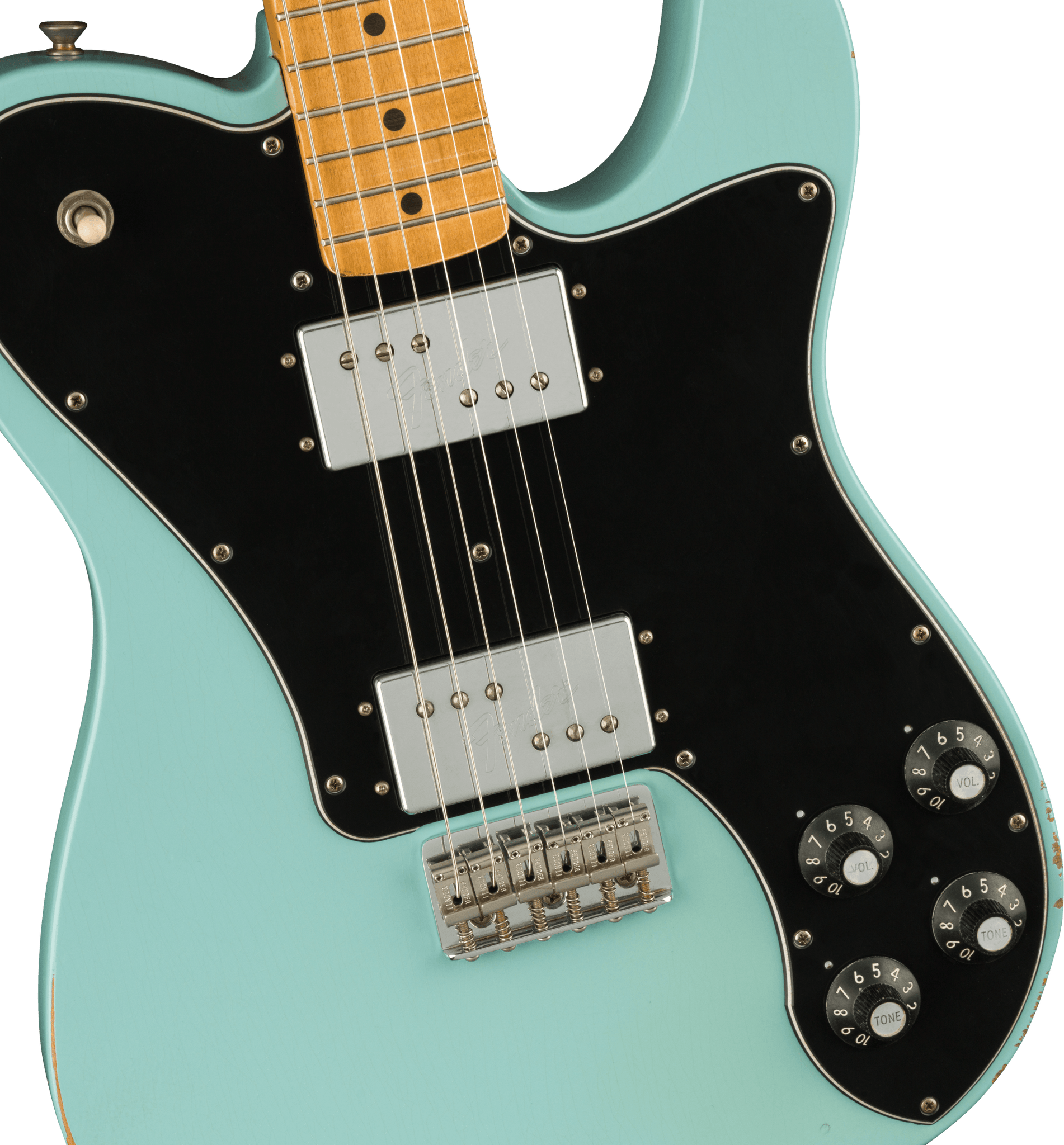 Fender Road Worn 70s Telecaster Deluxe Daphne Blue Found Sound