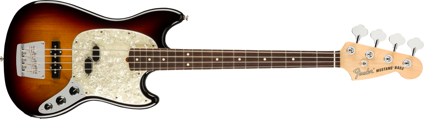 Fender American Performer Mustang Bass - 3 Colour Sunburst