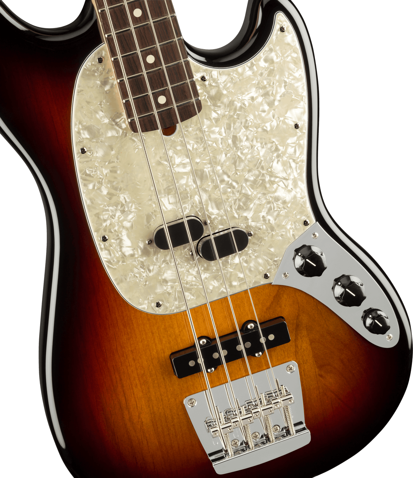 Fender American Performer Mustang Bass - 3 Colour Sunburst