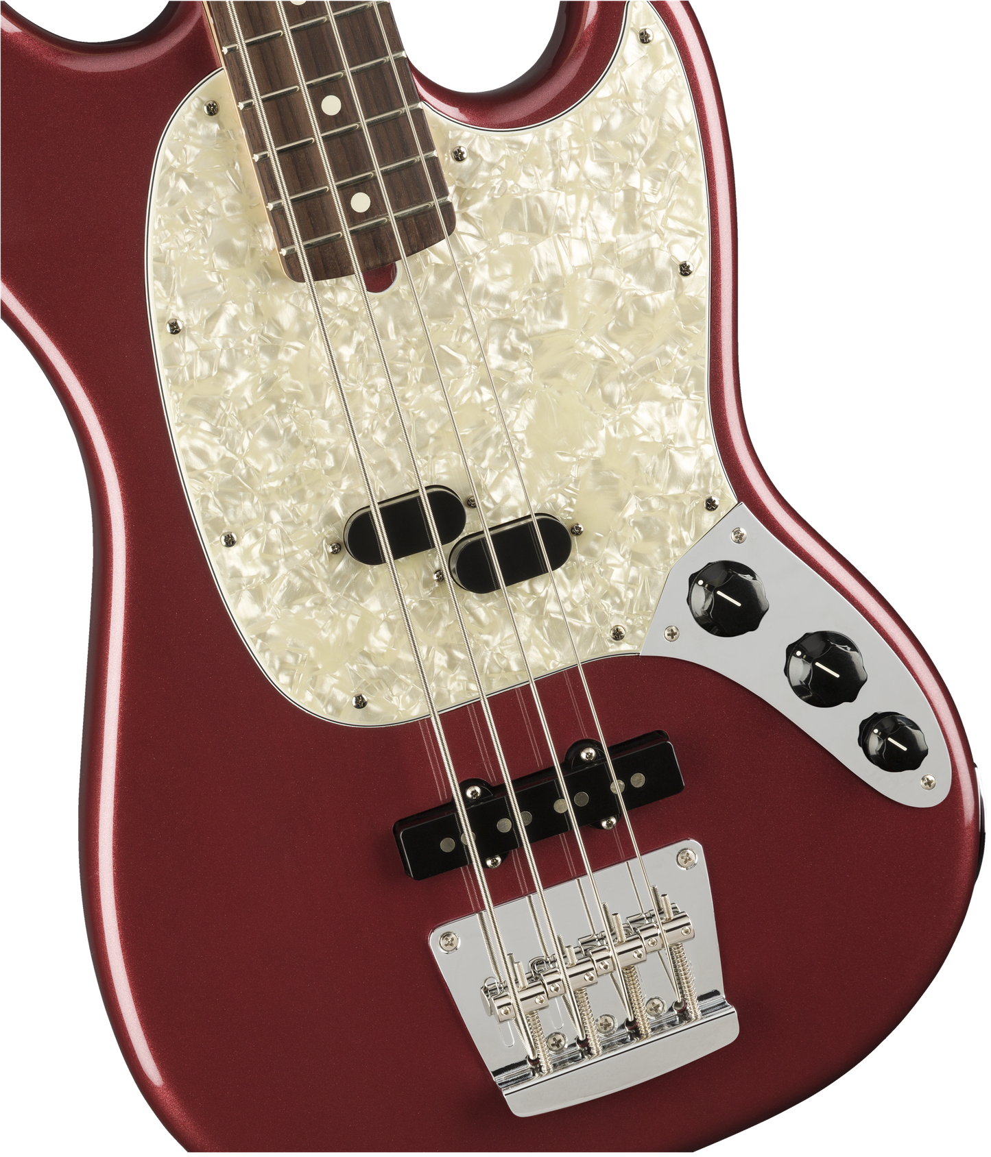 Fender American Performer Mustang Bass - Aubergine