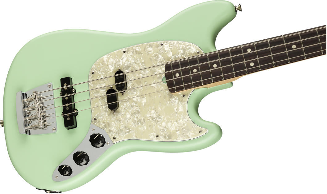 Fender American Performer Mustang Bass - Seafoam Green
