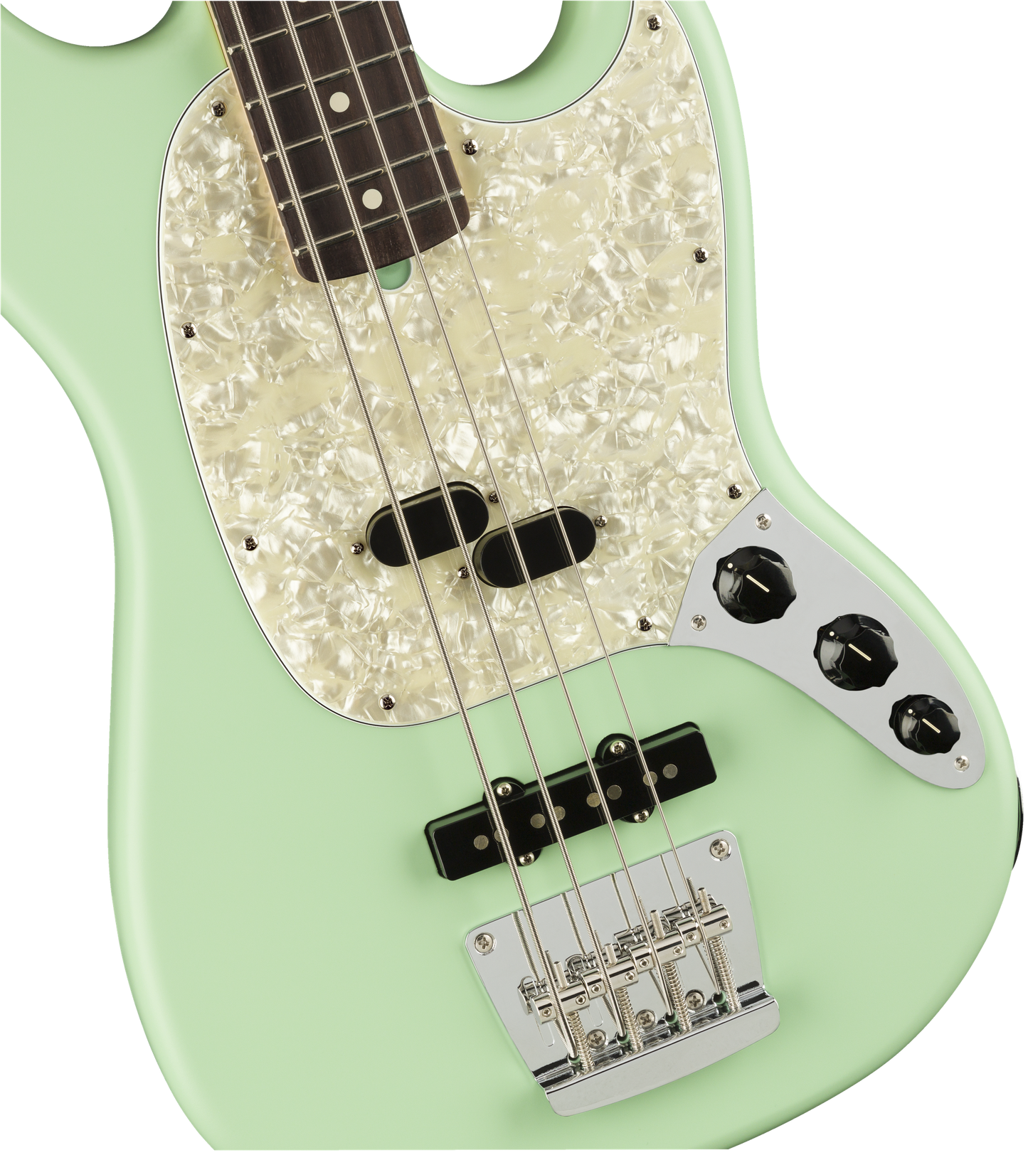 Fender American Performer Mustang Bass - Seafoam Green