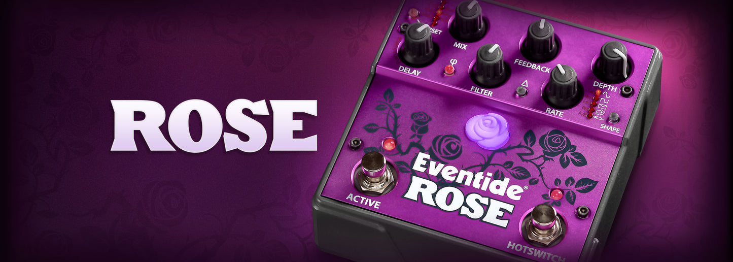 Eventide Rose Bit-Bucket Brigade Modulated Delay Effects Pedal
