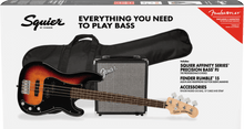 Load image into Gallery viewer, Fender Affinity Series Precision Bass PJ Pack 3-Colour Sunburst with Rumble 15
