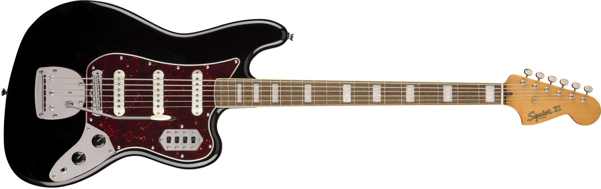 Fender Squier Classic Vibe Bass VI - Black – Found Sound