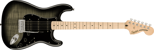 Fender Squier Affinity Strat - FMT HSS MN BPG Black Burst